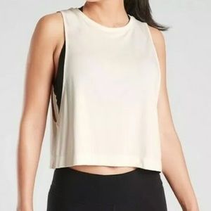 Athleta Mineral Wash Crop Tank Top